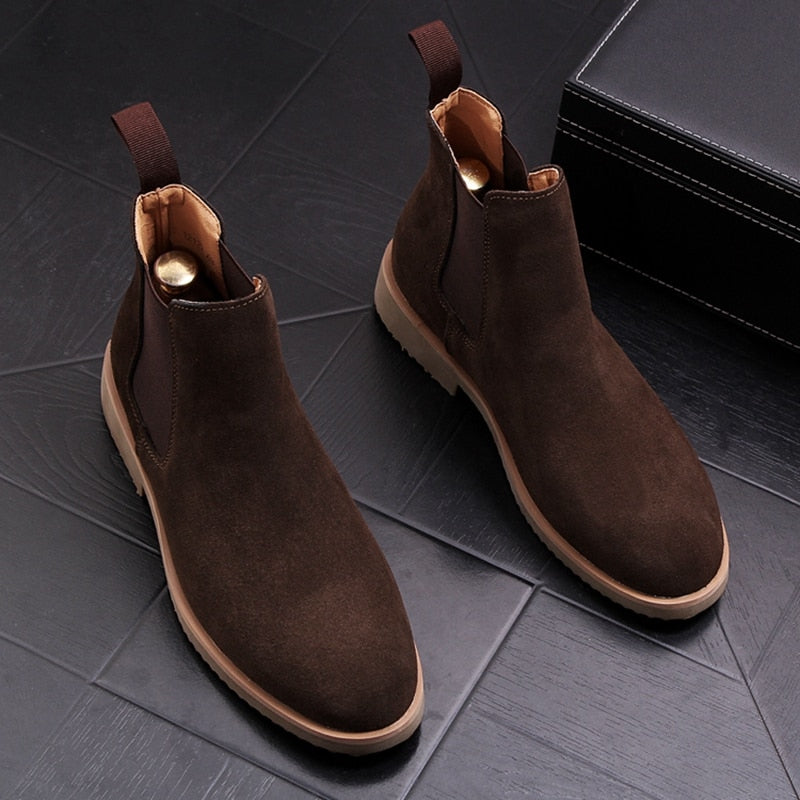 Antonios Winter Suede Boots Men